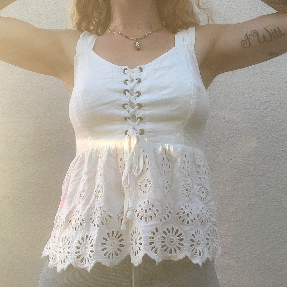 Fairy babydoll corset top